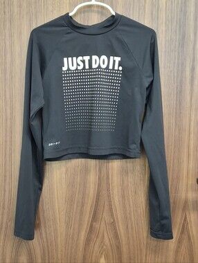 NIKE SWIM LS Rash Guard Swim Top Sz M